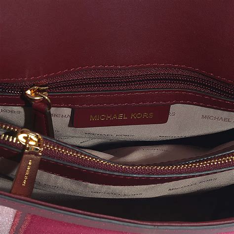 burgundy michael kors purse|michael kors maroon bag.